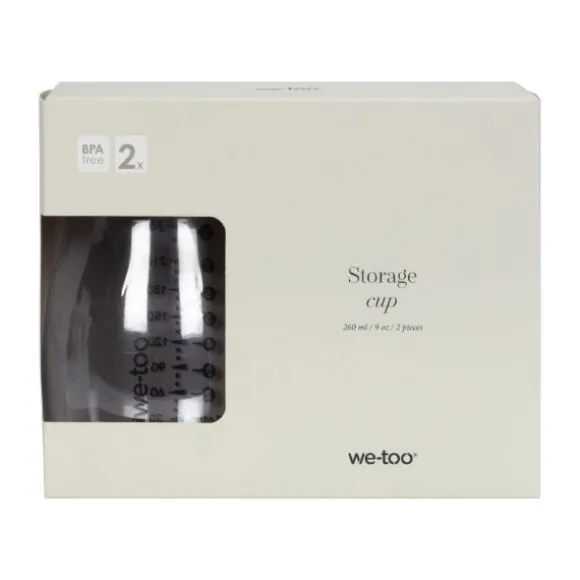 We-Too Opbergbakje - 260 ml - 2 Stuks - Black