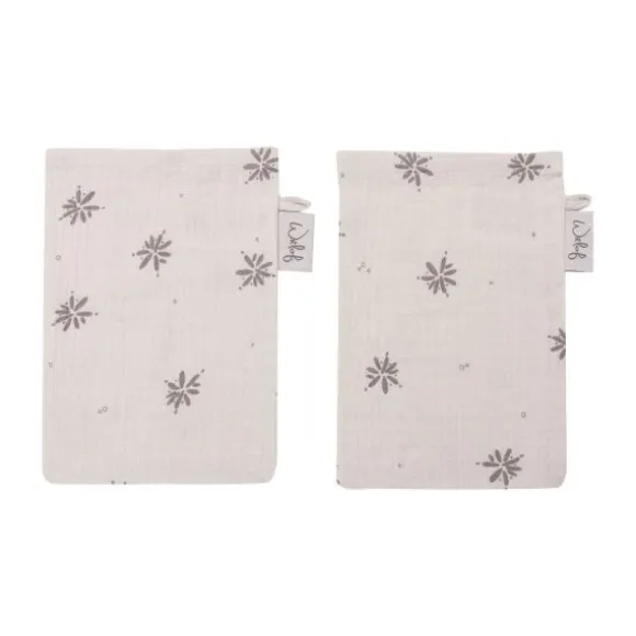 Witlof For Kids Little Charm Hydrofiel Washand - 2-Pack