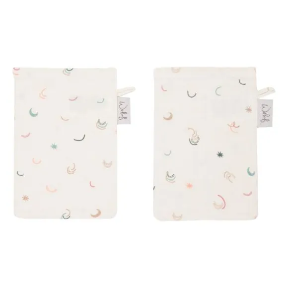 Witlof For Kids Little Charm Hydrofiel Washand - 2-Pack