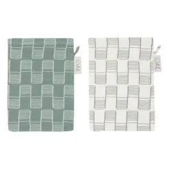 Witlof For Kids Sticky Stripes Washandjes - 2 Stuks