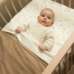 Witlof For Kids Velvet Rib Tuck-Inn Ledikantdeken - Soft Sand