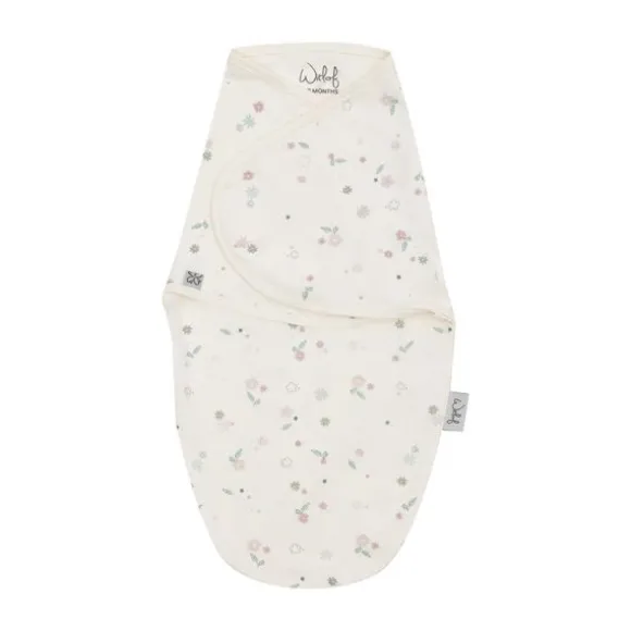 Witlof For Kids Vintage Flowers Slaapzak Wrapper - 0-3 Maanden