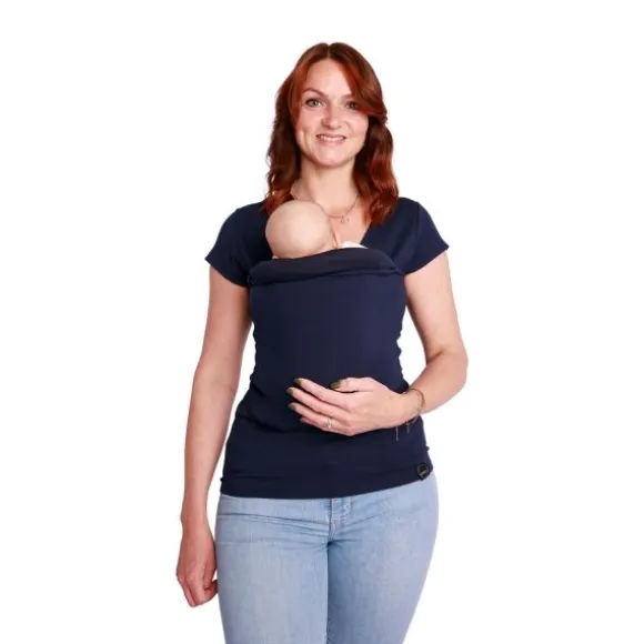 Womboo Buidelshirt - Vrouw - Maat XL - Donkerblauw
