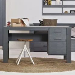 Woood Bureau Dennis Steel Grey