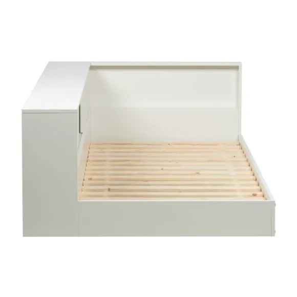 Woood Connect Hoekbed Wit 90 x 200 cm