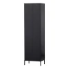 Woood Hoge Kast - New Gravure - Grenen Zwart