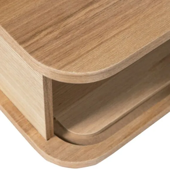 Woood Jena Hangend Nachtkastje - Hout Naturel