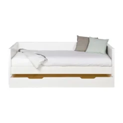 Woood Nikki & Jade Bedlade Wit 90 x 200 cm