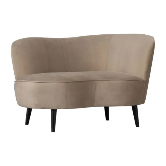 Woood Sara Fauteuil – Fluweel – Khaki