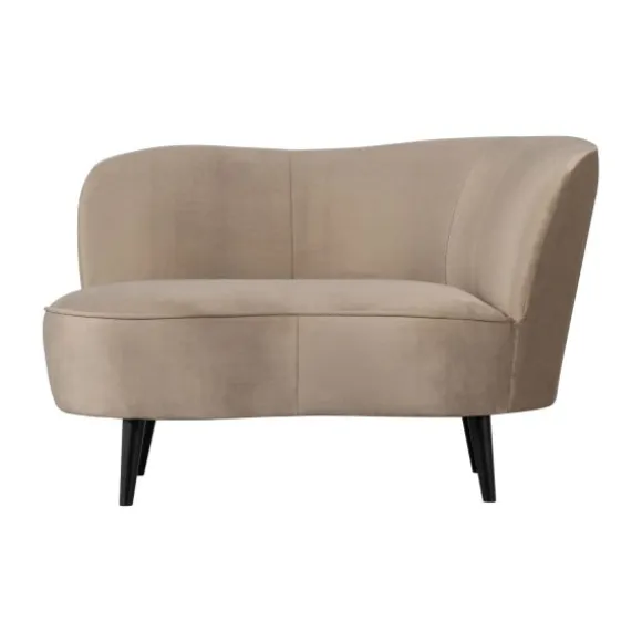 Woood Sara Fauteuil – Fluweel – Khaki