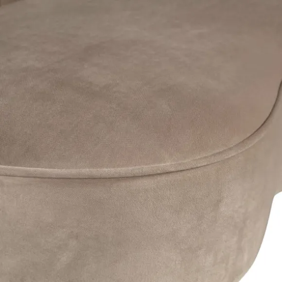 Woood Sara Fauteuil – Fluweel – Khaki
