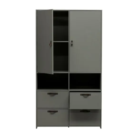 Woood Stage Kledingkast Soap Green 2-Deurs