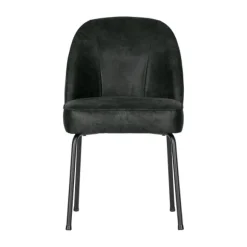 Woood Vogue Eetkamerstoel – Leer – Zwart