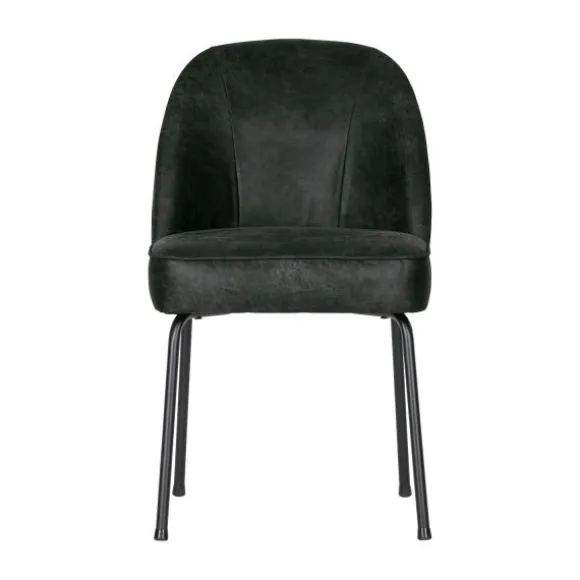 Woood Vogue Eetkamerstoel – Leer – Zwart