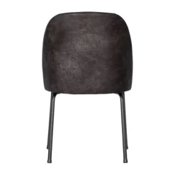 Woood Vogue Eetkamerstoel – Leer – Zwart